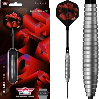 3er Set Steeldarts Bulls Chaos Red