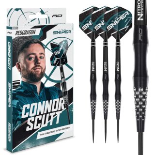 3er Set Steeldarts Red Dragon Connor Scutt