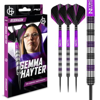 3er Set Steeldarts Red Dragon Gemma Hayter