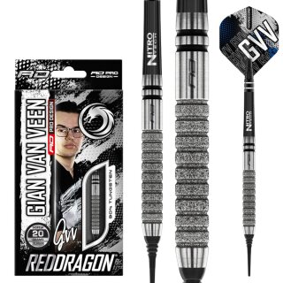 3er Set Softdarts Red Dragon Gian van Veen Tour Edition