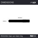 3er Set Steeldarts Red Dragon Gian van Veen 21 g