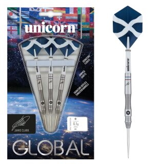 3er Set Steeldarts Unicorn Global Jamie Clark