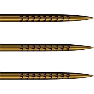 3x Shot Badlands Tracks Gold Steel Points 32mm