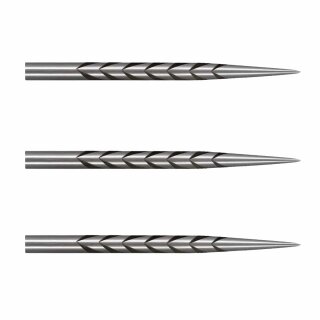 3x Shot Tribal Weapon Silver Steel Tip Dart Points 35 mm