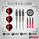 3er Set Steeldarts Red Dragon 50 Year Collection Element 6 C