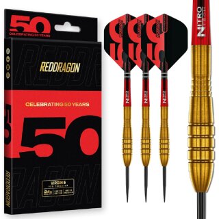 3er Set Steeldarts Red Dragon 50 Year Collection Golden Virgin 5
