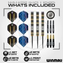 3er Set Steeldarts Winmau Team 360 Nicholai Bado