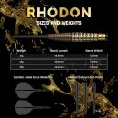 3er Set Steeldarts Mission Rhodon 95 %