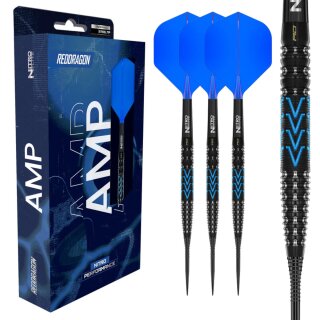3er Set Steeldarts Red Dragon AMP Tapered