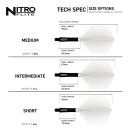 Red Dragon Nitro Flite No.2 Black/White Inter - 22,5 mm