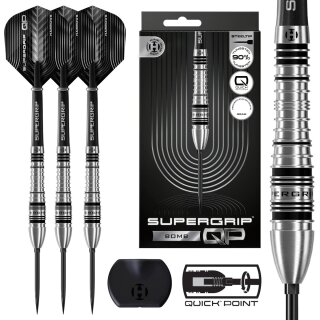 3er Set Steeldarts Harrows Supergrip Bomb QPS 23 g