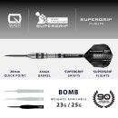 3er Set Steeldarts Harrows Supergrip Bomb QPS 23 g