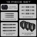 3er Set Steeldarts Harrows Supergrip Torpedo QPS