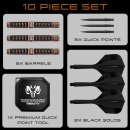 3er Set Steeldarts Harrows Wolfram Trinity QPS