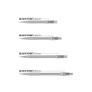 3x Harrows Quick Point HM Grip silver 30mm