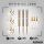 3er Set Steeldarts Red Dragon Paradym Gold & Silver Parallel 24 g