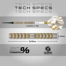 3er Set Softdarts Red Dragon Paradym Gold Parallel