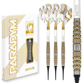 3er Set Softdarts Red Dragon Paradym Gold Torpedo