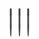 3x Caliburn Spitzen Evo Micro Grip Black 32 mm EVO026