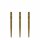 3x Caliburn Spitzen Evo Smooth Gold 28 mm EVO021