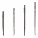 3x Caliburn Spitzen Evo Smooth Silver -No Lip- 40 mm EVO124