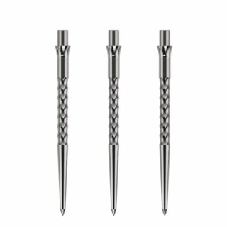 3x Caliburn Spitzen Evo Ripple -No Lip- Silver 36 mm EVO040