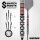 3er Set Steeldarts Winmau Fornax Parallel Switch Point