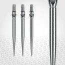 3x Winmau Switch Point Smooth Silver 30 mm