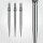 3x Winmau Switch Point Smooth Silver 26 mm