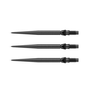 3x Winmau Switch Point Smooth Black 26 mm