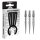 3x Winmau Switch Point Grooved Silver 30 mm