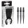 3x Winmau Switch Point Grooved Black 26 mm