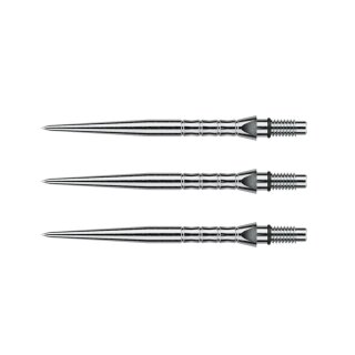 3x Winmau Switch Point Wave Silver 26 mm