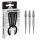 3x Winmau Switch Point Wave Silver 26 mm