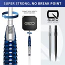 3er Set Steeldarts Harrows GEO Torpedo QPS