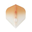L-Style Flights Pro L1 Two Tone Standard Clear/Orange