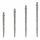 3x Caliburn Evo Spitzen Bamboo Silver 28 mm EVO105