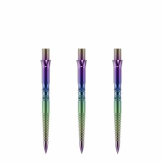 3x Caliburn Evo Spitzen Bamboo Rainbow 28 mm EVO113