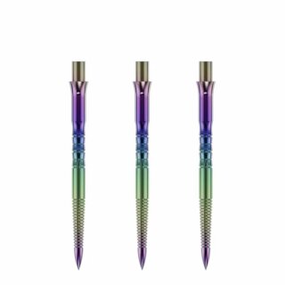 3x Caliburn Spitzen Evo Bamboo Rainbow 32 mm EVO114
