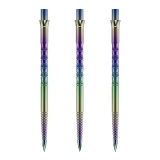 3x Caliburn Evo Spitzen Bamboo Rainbow 40 mm EVO116