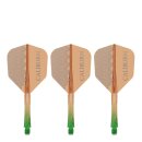 Caliburn SUP Moulded Shaft and Flight No.6 Logo Green-Orange