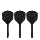 Caliburn SUP Moulded Shaft and Flight No.6 Crack Black