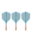 Caliburn SUP Moulded Shaft and Flight No.6 Waves Orange-Blue