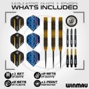 3er Set Steeldarts Winmau Team 360 Bradley van der Velden