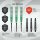 3er Set Steeldarts Shot Alchemy Mythril