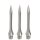3x Caliburn Bamboo Smooth Conversion Points Silver 32 mm