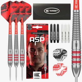 3er Set Steeldarts Target Nathan Aspinall "The ASP" Brass
