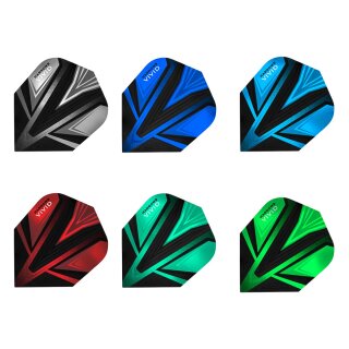 Dart Flights Harrows Vivid Red