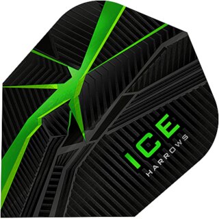 Dart Flights Harrows Ice Green
