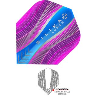 Dart Flights Harrows Silika Lumen Aqua/Pink Standard
